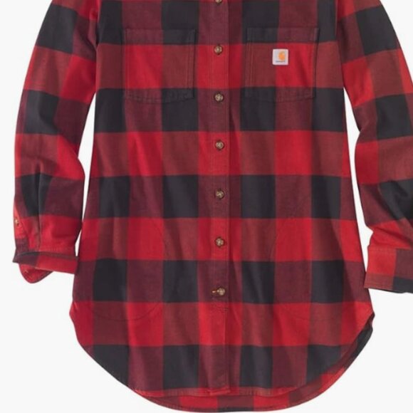 Carhartt Women's Flannel Tuni-Size XXL - Picture 2 of 2